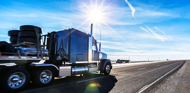 Semi on the interstate